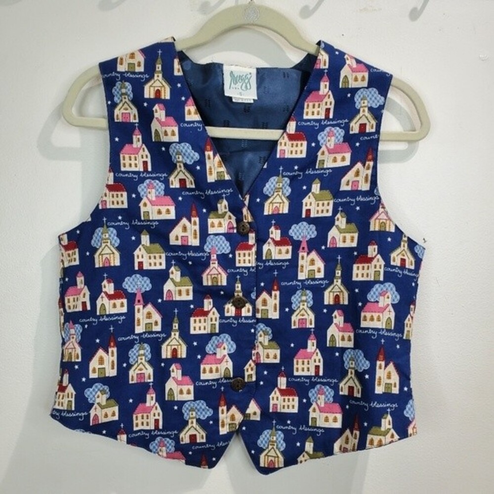Gregg Churches vintage vest small